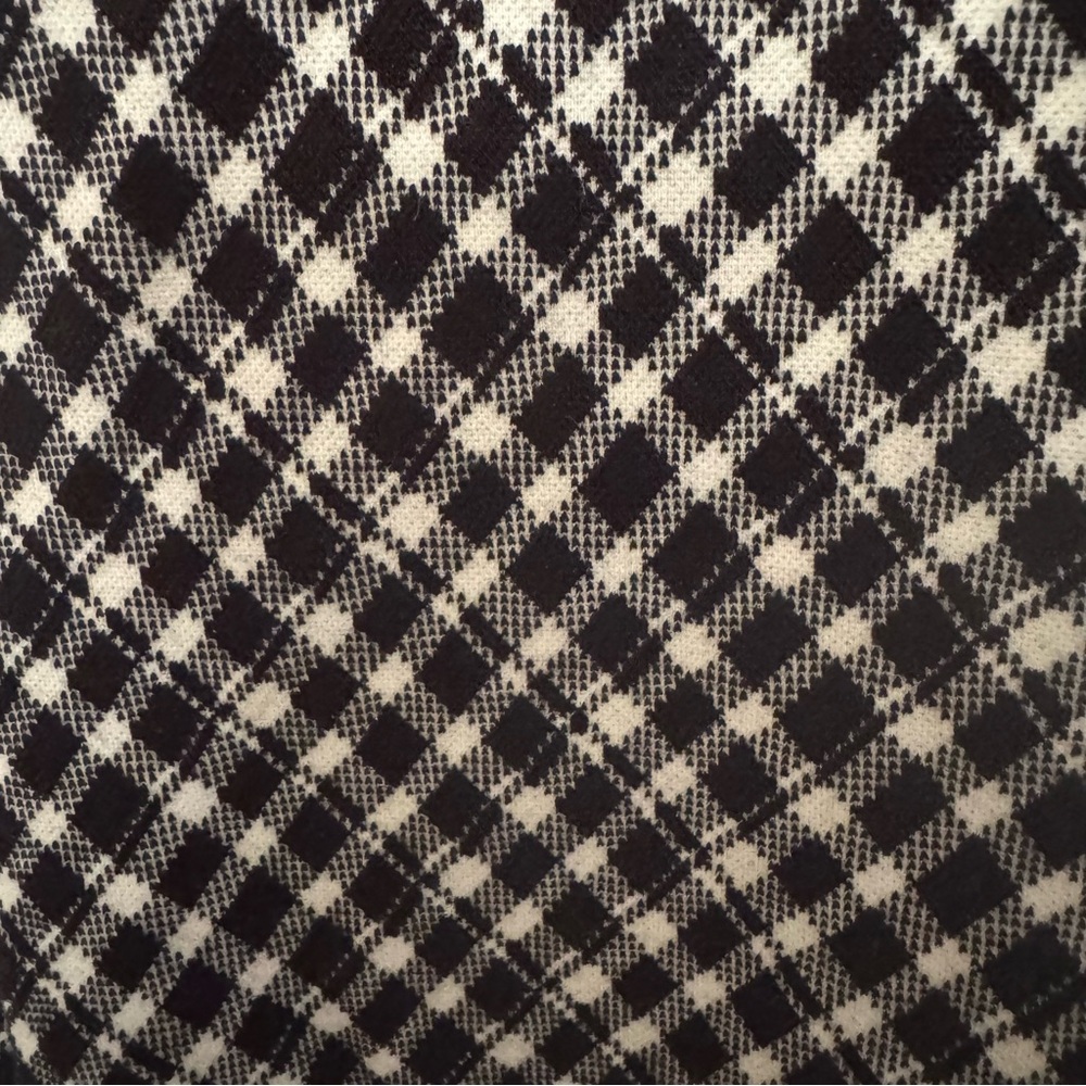 SPANX Medium Dress Ponte Stretch Mini Dress in Jacquard Black Plaid Size Medium - Picture 7 of 9